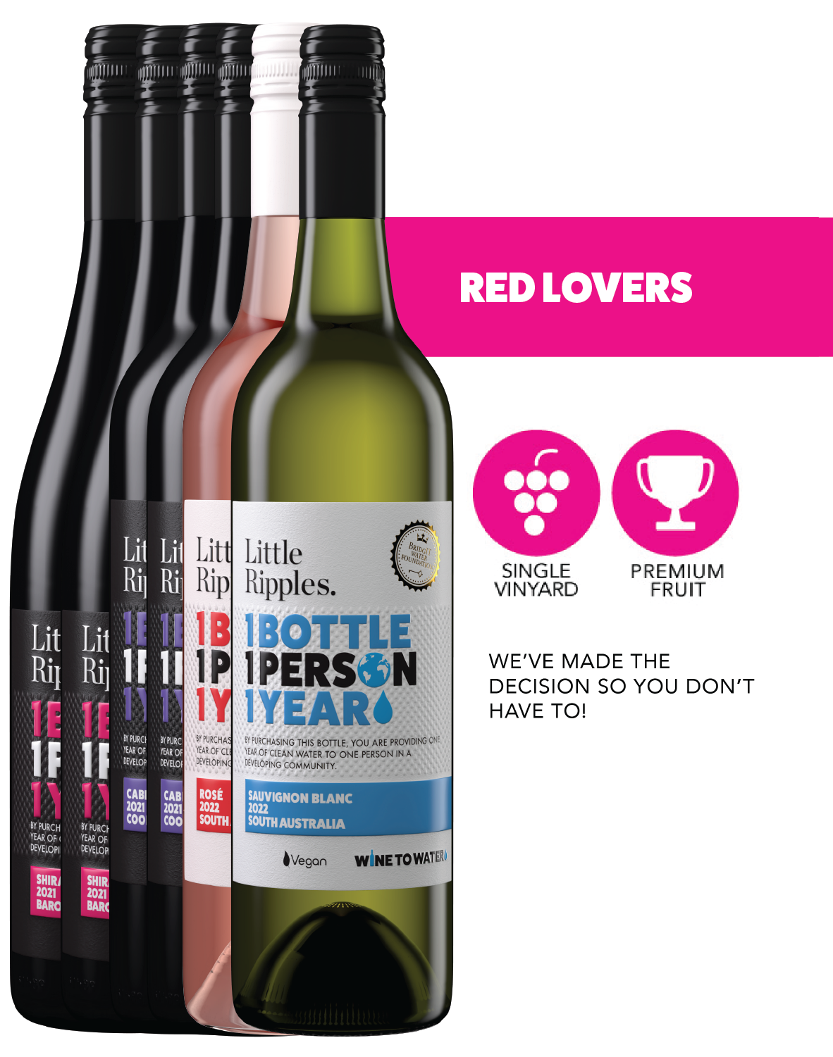 Red Lovers - 6 Pack - NEW